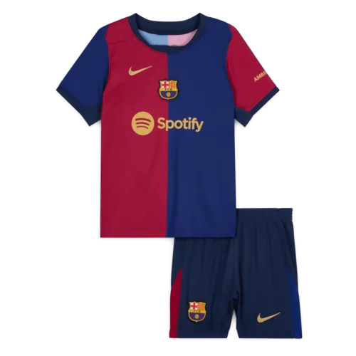 Maglia da calcio per bambini del Barcellona Kit 2024/25