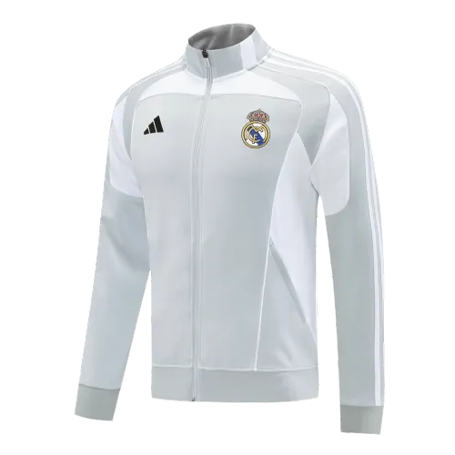 Real Madrid Home Track Jacket 2025/26 Gray
