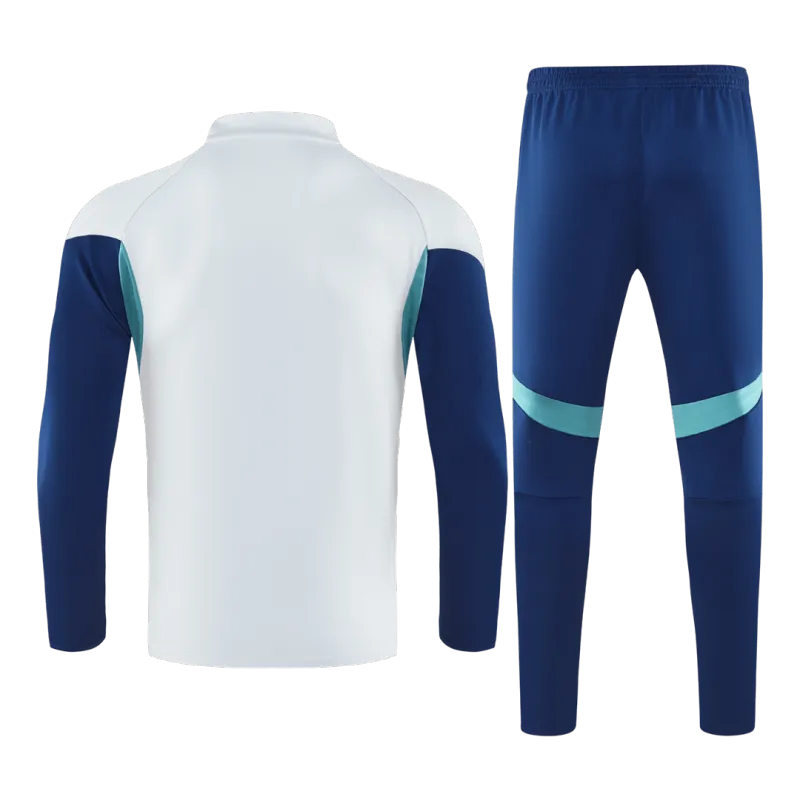 Arsenal 1/4 Zip Tracksuit 2025/26 Kids White