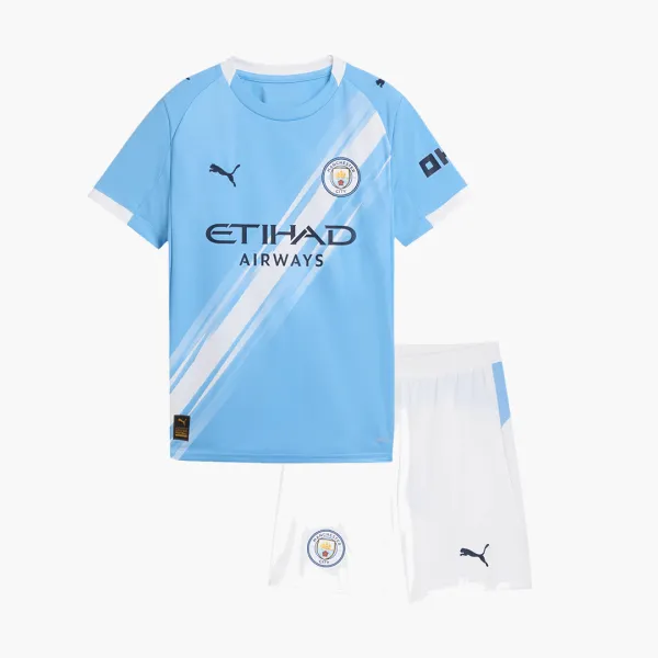 Manchester City 25/26 home kids kit - A-Grade Quality Detail View