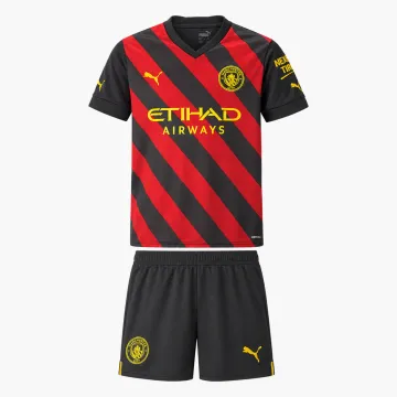22/23 Manchester City Away Kids Kit