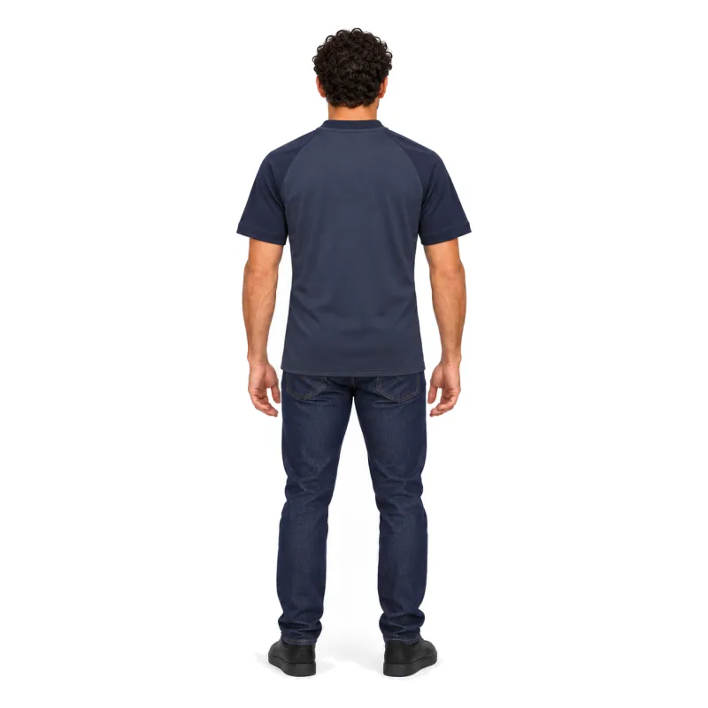 11/12 Manchester City Retro Third Jersey — AI model preview, full-body back view