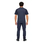 11/12 Manchester City Retro Third Jersey — AI model preview, full-body back view