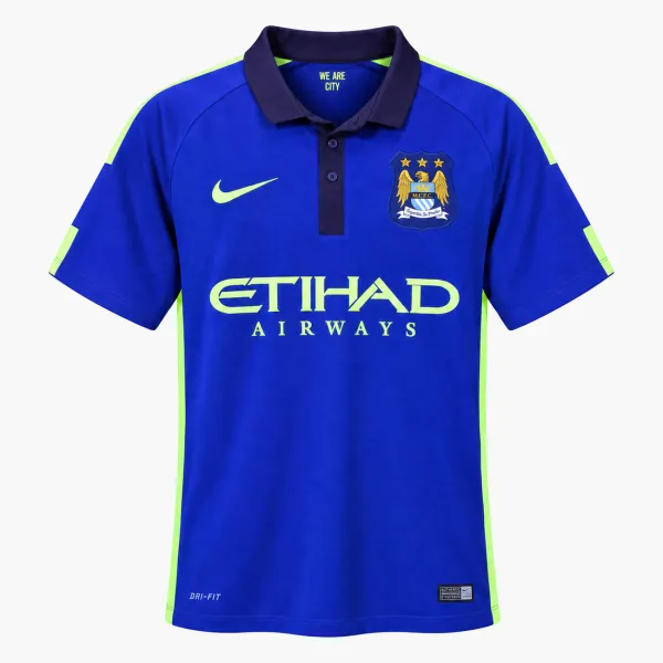 14/15 Manchester City Retro Third Jersey - AI-generated product preview, front view