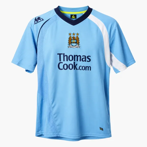 08/09 Manchester City Retro Home Jersey - AI-generated product preview, front view