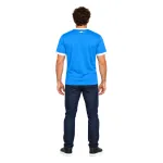 19/20 Manchester City Retro 125th Anniversary Jersey — AI model preview, full-body back view