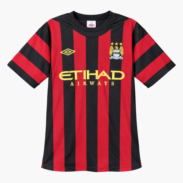 11/12 Manchester City Retro Away Jersey - AI-generated product preview, front view