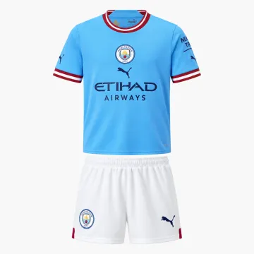 22/23 Manchester City Home Kids Kit