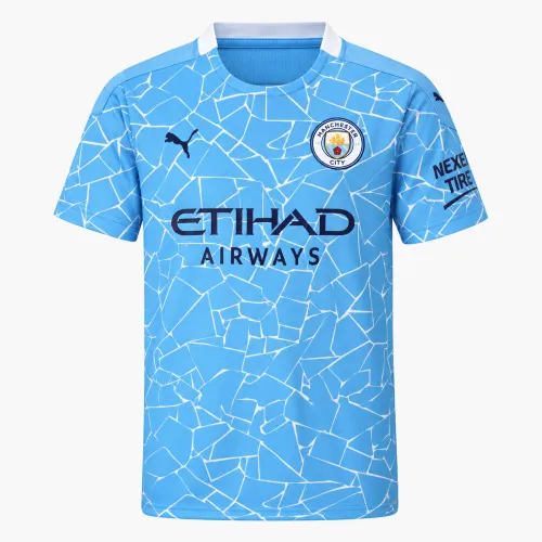 20/21 Manchester City Retro Home Kids Jersey