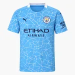 20/21 Manchester City Retro Home Kids Jersey 20/21 Manchester City Retro Home Kids Jersey — AI-generated product preview, front view