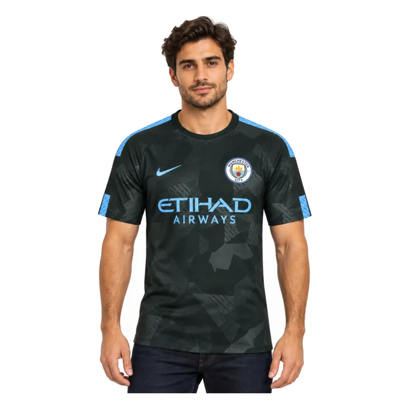17/18 Manchester City Retro Third Jersey — AI model preview, upper-body front view