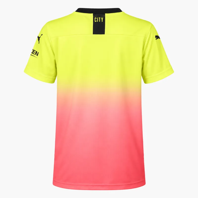 19/20 Manchester City Retro Third Kids Jersey — AI-generated product preview, back view