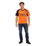08/09 Manchester City Retro Third Jersey — AI model preview, full-body front view