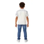 20/21 Manchester City Retro Third Kids Jersey — AI model preview, full-body back view