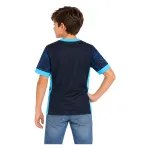 15/16 Manchester City Retro Away Kids Jersey — AI model preview, upper-body back view