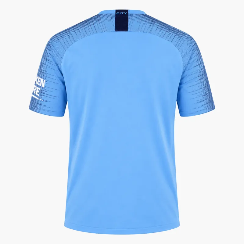 18/19 Manchester City Retro Home Jersey — AI-generated product preview, back view