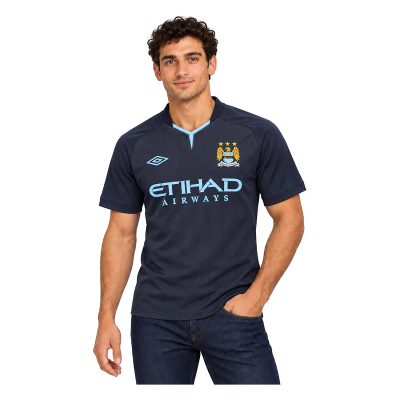 11/12 Manchester City Retro Third Jersey — AI model preview, upper-body front view
