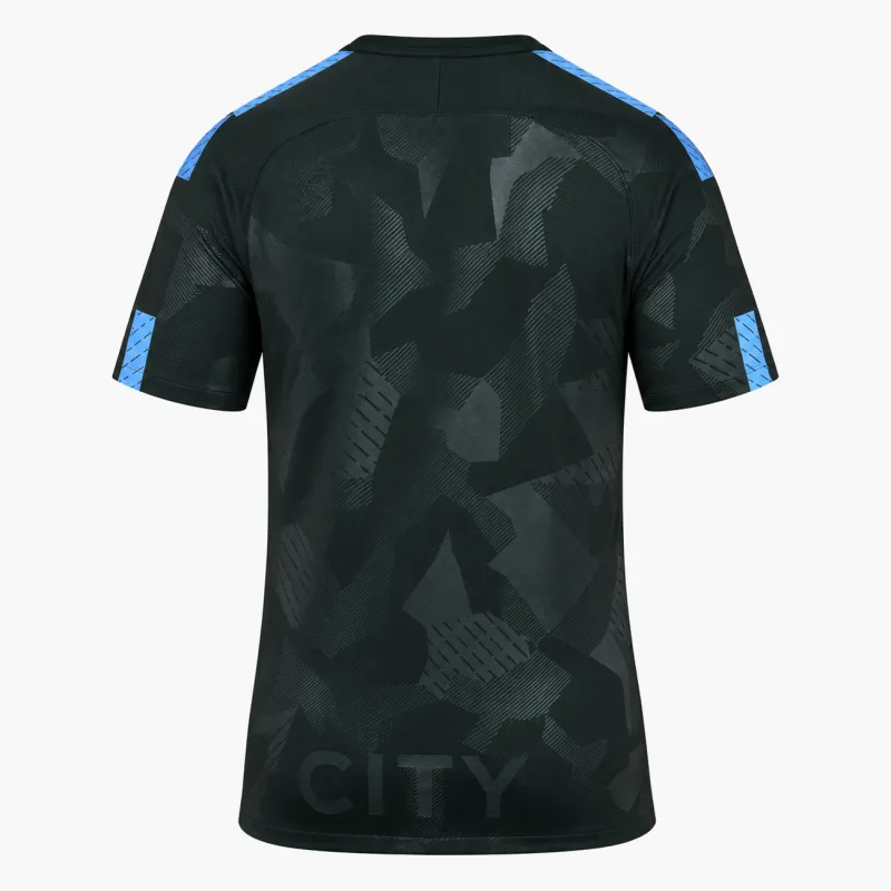 17/18 Manchester City Retro Third Jersey — AI-generated product preview, back view