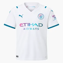 21/22 Manchester City Away Kids Jersey — AI-generated product preview, front view