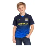 14/15 Manchester City Retro Away Kids Jersey — AI model preview, upper-body front view