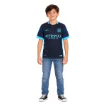 15/16 Manchester City Retro Away Kids Jersey — AI model preview, full-body front view