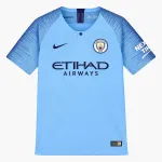 18/19 Manchester City Retro Home Kids Jersey 18/19 Manchester City Retro Home Kids Jersey — AI-generated product preview, front view