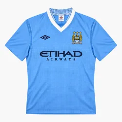11/12 Manchester City Retro Home Jersey - product photo 11/12 Manchester City Retro Home Jersey — AI-generated product preview, front view