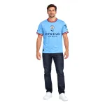 22/23 Manchester City Home Jersey — AI model preview, full-body front view