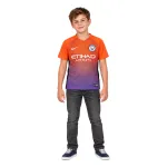 16/17 Manchester City Retro Third Kids Jersey — AI model preview, full-body front view