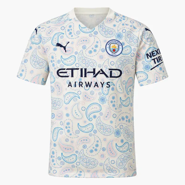20/21 Manchester City Retro Third Jersey - AI-generated product preview, front view