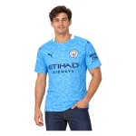 20/21 Manchester City Retro Home Jersey — AI model preview, upper-body front view