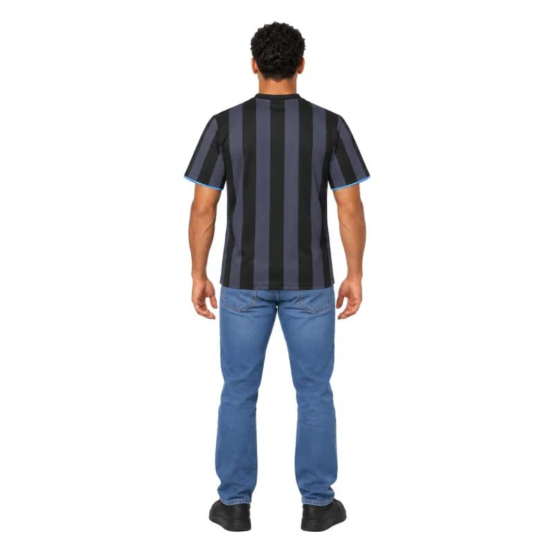 12/13 Manchester City Retro Third Jersey — AI model preview, full-body back view
