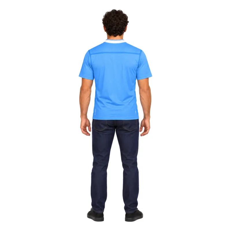 11/12 Manchester City Retro Home Jersey — AI model preview, full-body back view