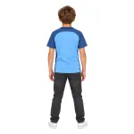 16/17 Manchester City Retro Home Kids Jersey — AI model preview, full-body back view