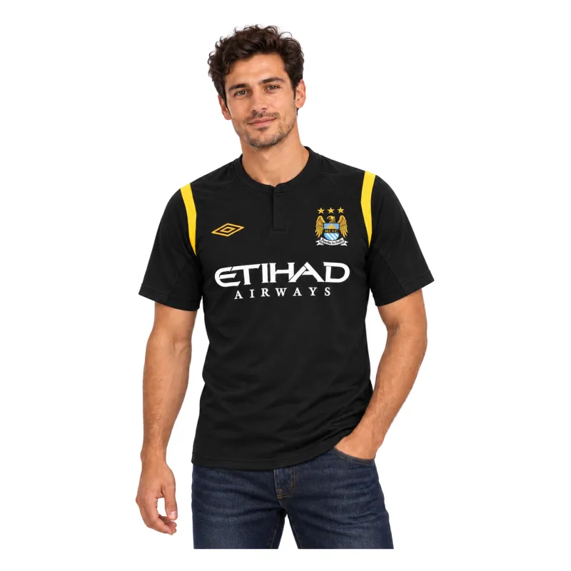 09/10 Manchester City Retro Away Jersey — AI model preview, upper-body front view