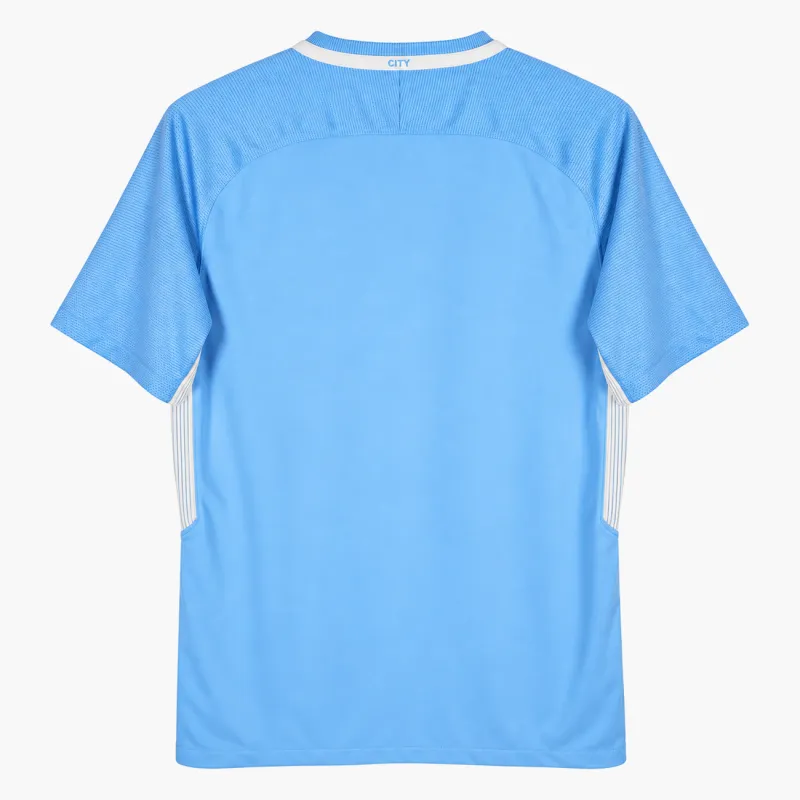 17/18 Manchester City Retro Home Jersey — AI-generated product preview, back view