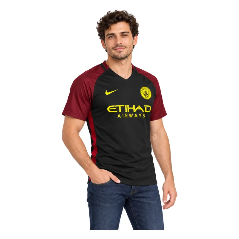 16/17 Manchester City Retro Away Jersey — AI model preview, upper-body front view