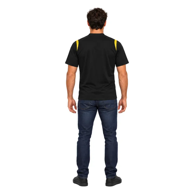 09/10 Manchester City Retro Away Jersey — AI model preview, full-body back view