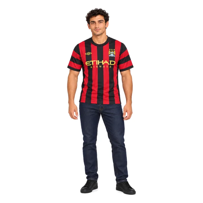 11/12 Manchester City Retro Away Jersey — AI model preview, full-body front view