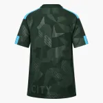 17/18 Manchester City Retro Third Kids Jersey — AI-generated product preview, back view