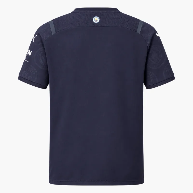 21/22 Manchester City Third Kids Jersey — AI-generated product preview, back view
