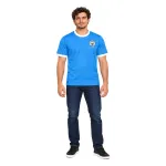19/20 Manchester City Retro 125th Anniversary Jersey — AI model preview, full-body front view