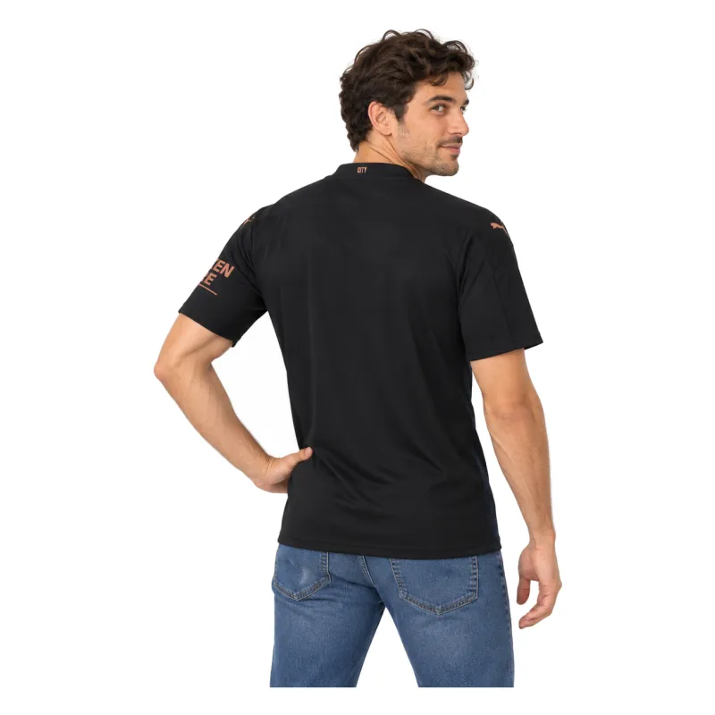 20/21 Manchester City Retro Away Jersey — AI model preview, upper-body back view