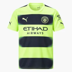 22/23 Manchester City Third Kids Jersey — AI-generated product preview, front view