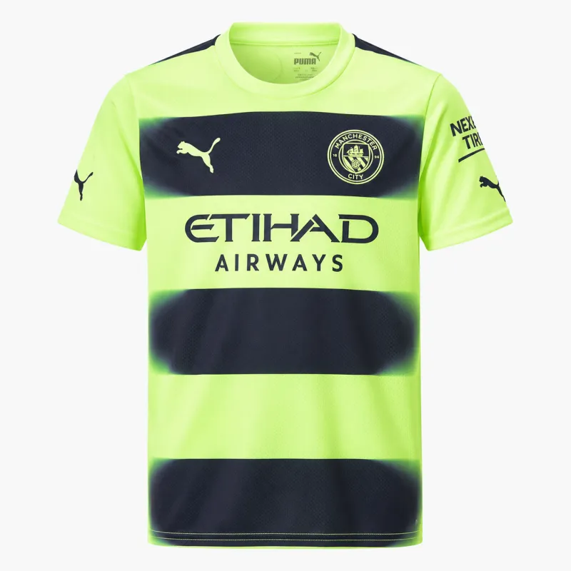 22/23 Manchester City Third Kids Jersey — AI-generated product preview, front view