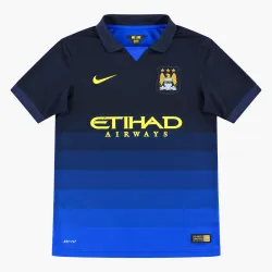 14/15 Manchester City Retro Away Kids Jersey — AI-generated product preview, front view