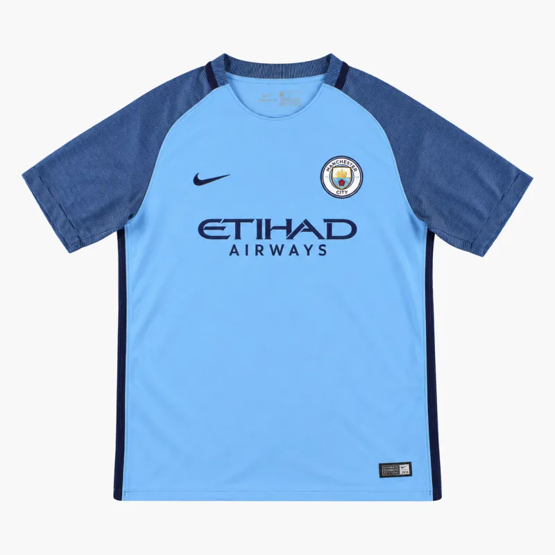 16/17 Manchester City Retro Home Kids Jersey — AI-generated product preview, front view