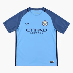 16/17 Manchester City Retro Home Kids Jersey - product photo 16/17 Manchester City Retro Home Kids Jersey — AI-generated product preview, front view