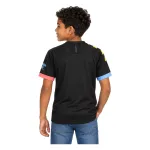 19/20 Manchester City Retro Away Kids Jersey — AI model preview, upper-body back view