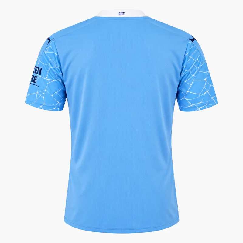 20/21 Manchester City Retro Home Jersey — AI-generated product preview, back view